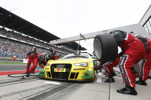 Die DTM 2013 beim 4. Rennen auf dem Eurospeedway mit Schaeffler im Audi RS 5. Foto Audi