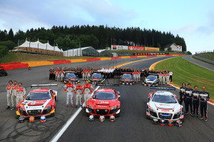 Audi-Teams in Spa. Foto: Jean Georges Decoster / Audi